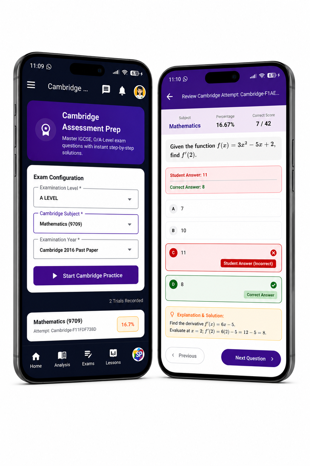 Cambridge International IGCSE A-Level Exam Prep