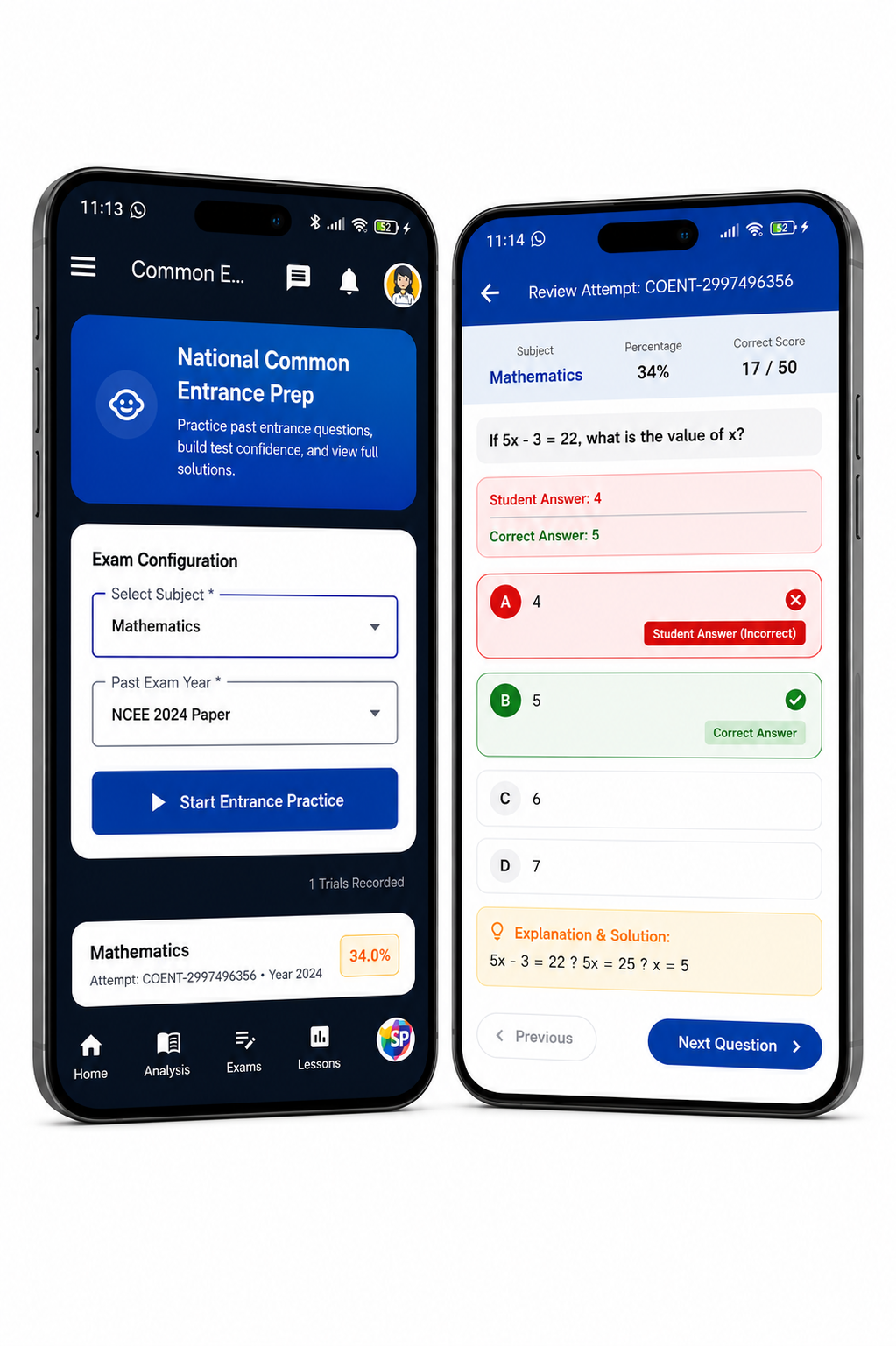 National Common Entrance Prep Portal