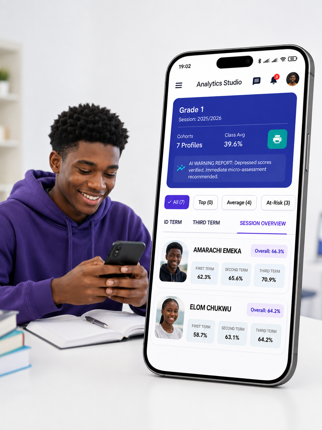 SchoolPilot Analytics Studio Mobile Result App